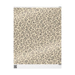 Black Floral Vine Wrapping Papers #2 | Botanical Gift Wrap Roll - Image 2