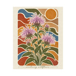 Wild Bergamot | Montana Wildflower Botanical Art Print - Image 2