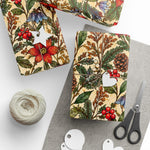 Montana Wildflower Holiday Wrapping Paper | Vintage Botanical Holiday Pattern - Image 7