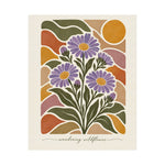Aster Daisy | Botanical Wildflower Art Print - Image 2