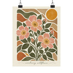 Wild Rose | Botanical Wildflower Art Print - Image 1