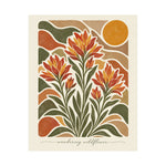 Indian Paintbrush | Botanical Wildflower Art Print - Image 2