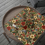 Vintage Botanical Holiday Wrapping Paper | Floral Pinecone Pattern - Image 5