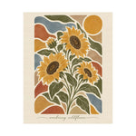 Sunflower | Botanical Wildflower Art Print - Image 2