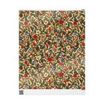 Montana Wildflower Holiday Wrapping Paper | Vintage Botanical Holiday Pattern - Image 2