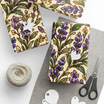 Lavender Vine Pattern Wrapping Paper | Floral Gift Wrap, Vintage Botanical - Image 7