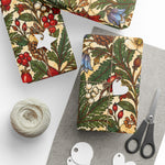 Vintage Botanical Holiday Wrapping Paper | Floral Pinecone Pattern - Image 4