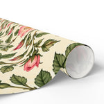 Vintage Floral Wild Rose Pattern Wrapping Paper | Botanical Gift Wrap - Image 6