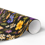 Montana Wildflower Meadow Wrapping Paper | Vintage Botanical Floral Pattern - Image 3