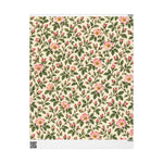 Vintage Floral Wild Rose Pattern Wrapping Paper | Botanical Gift Wrap - Image 1