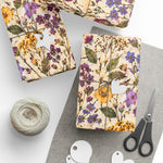 Montana Wildflower Meadow Wrapping Paper | Vintage Cottage Botanical Floral Pattern - Image 4