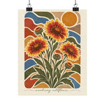 Blanketflower | Montana Wildflower Botanical Art Print - Image 1