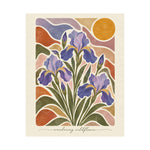 Wild Iris | Botanical Wildflower Art Print - Image 2