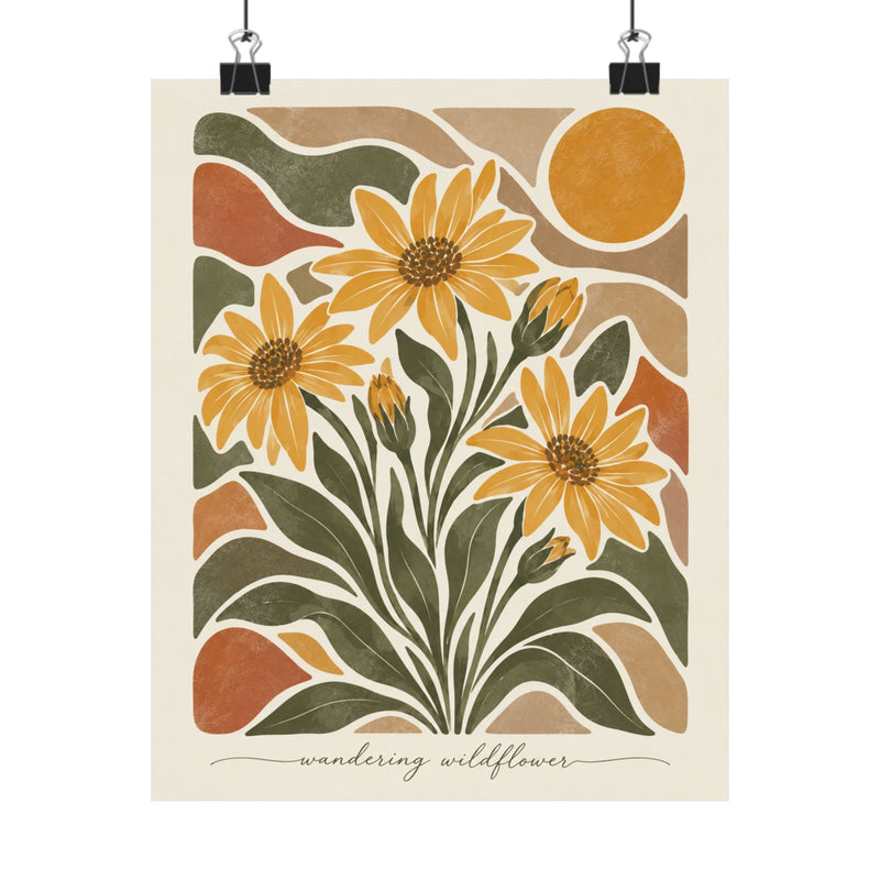 Arnica | Botanical Wildflower Art Print