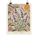 Lavender | Vintage Botanical Wildflower Art Print - Image 1