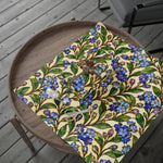 Large Blue Forget-Me-Not Floral Wrapping Paper | Vintage Botanical Pattern - Image 5
