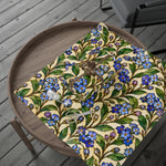 Large Blue Forget-Me-Not Floral Wrapping Paper | Vintage Botanical Pattern - Image 8