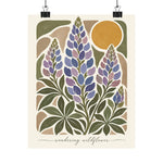 Lupine | Botanical Wildflower Art Print - Image 1