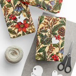 Montana Wildflower Holiday Wrapping Paper | Vintage Botanical Holiday Pattern - Image 4