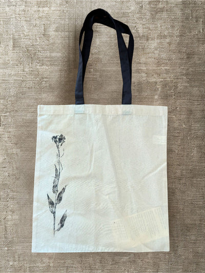 White Campion | Montana Pressed Botanical Canvas Tote