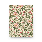Floral Rose Vine Hardcover Journal — Lined Matte Notebook for Notes & Gift - Image 1