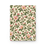Floral Rose Vine Hardcover Journal — Lined Matte Notebook for Notes & Gift - Image 2