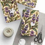 Lavender Vine Pattern Wrapping Paper | Floral Gift Wrap, Vintage Botanical - Image 4