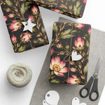 Small Montana Bitterroot Floral Wrapping Papers | Vintage Botanical Gift Wrap - Image 4