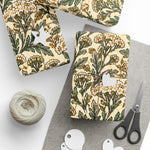 Yarrow Floral Wrapping Papers | Vintage Botanical Gift Wrap Roll - Image 4
