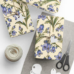 Bluebell Floral Wrapping Papers | Vintage Botanical Gift Wrap Roll - Image 4