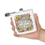 You Belong Among the Wildflowers Flask | 6oz Stainless Steel - Image 4