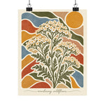 Yarrow | Botanical Wildflower Art Print - Image 1