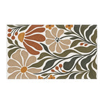 Olive Green Wildflower Tea Towel - Image 3
