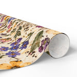 Montana Wildflower Meadow Wrapping Paper | Vintage Cottage Botanical Floral Pattern - Image 3