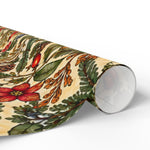 Montana Wildflower Holiday Wrapping Paper | Vintage Botanical Holiday Pattern - Image 3