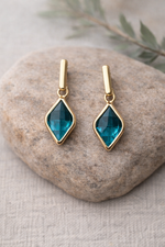 Gem Drop Earrings - Image 1
