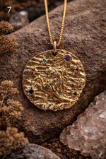 Gold Zodiac Medallion Necklaces – Handmade in Montana - Image 8